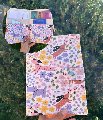 Pochette a carnet de santé Chiens
